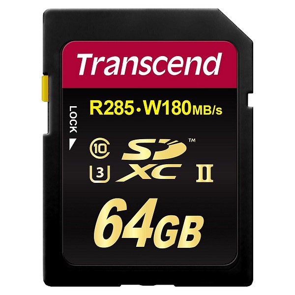 Transcend SD 64GB SDXC UHS-II U3 Class10