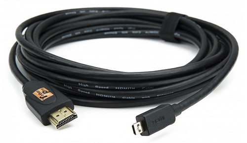 Tether Tools TetherPro HDMI Micro to HDMI, 4.6m sw - 1