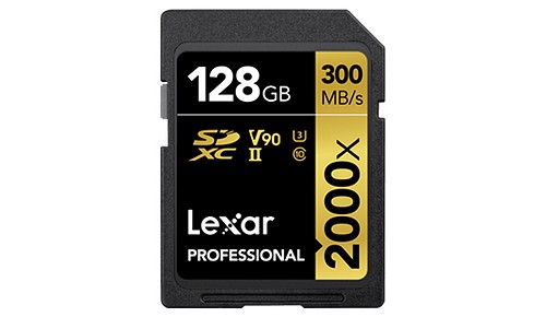 Lexar SD 128 GB UHS-II 2000x C10, U3, V90 - 1