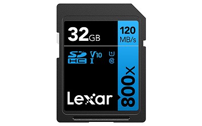 Lexar 800x SDXC 32 GB UHS-I, V30
