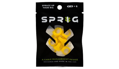 Sprig 6er Pack Yellow (1/4"-20) Kabel- Management - 3