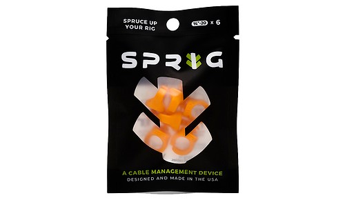Sprig 6er Pack Orange (1/4"-20) Kabel- Management - 3