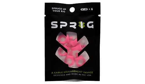 Sprig 6er Pack Pink (1/4"-20) Kabel- Management - 3