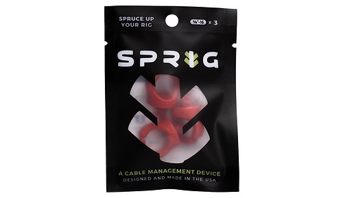 Sprig 3er Pack Red (3/8"-16) Kabel- Management - 3