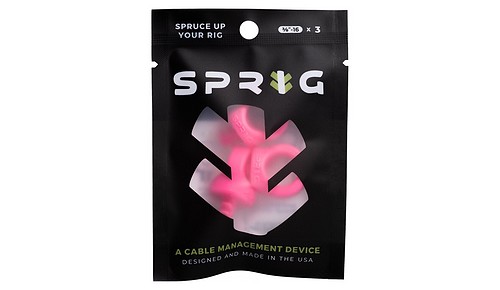 Sprig 3er Pack Pink (3/8"-16) Kabel- Management - 3