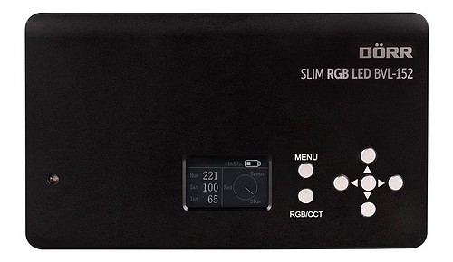 Dörr Slim RGB LED Videolicht BVL-152 - 1