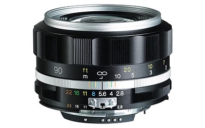 Voigtländer APO-Skopar 90/2,8 SLII-S schwarz/silber Nikon AI-S-Mount (CPU)