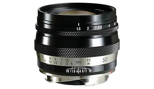 Voigtländer Heliar 50/1,5 Classic VM schwarz-messing Leica M-Mount - 1