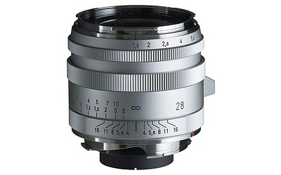 Voigtländer Nokton 28/1,5 VM asphärisch silber Type I Leica M-Mount