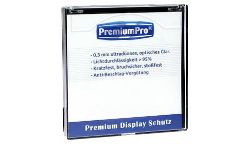 PremiumPro Displayschutz S2 für Sony NEX 6, 7, A 5000, A5100, A6000, A6300, Fuji X-H1 - 1