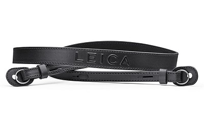 Leica Trageriemen Leder schwarz