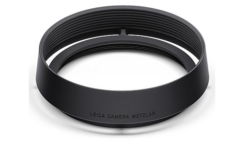 Leica Gegenlichtblende rund Alu schw. eloxiert Q - 1