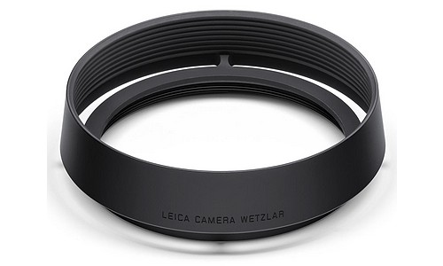 Leica Gegenlichtblende rund Alu schw. eloxiert Q