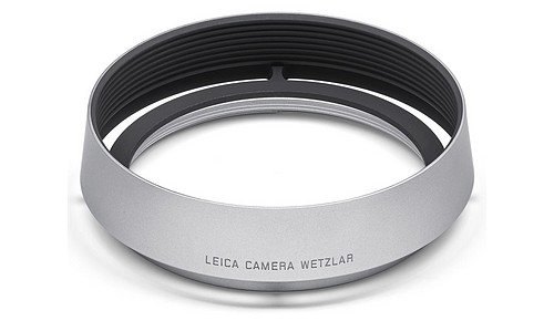 Leica Gegenlichtblende rund Alu silb. eloxiert Q - 1