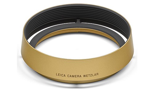 Leica Gegenlichtblende rund Messing gestrahlt Q