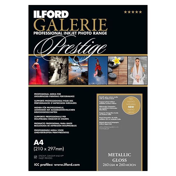 Ilford Galerie Prestige Mettalic Glossy 25 Bl. A3