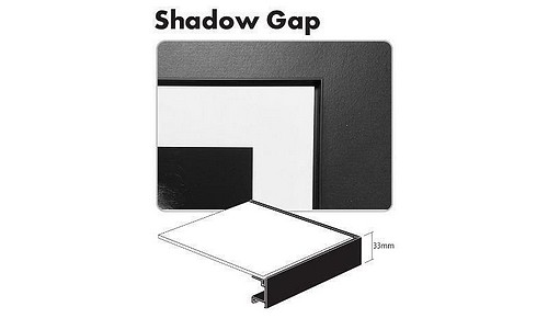 Ilford GALERIE FRAMES Shadow Gap silber A3+ - 1