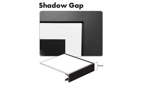 Ilford GALERIE FRAMES Shadow Gap silber A3+