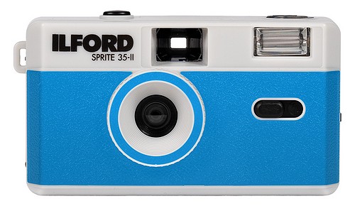 Ilford Sprite 35-II Kamera, blau&silber - 1