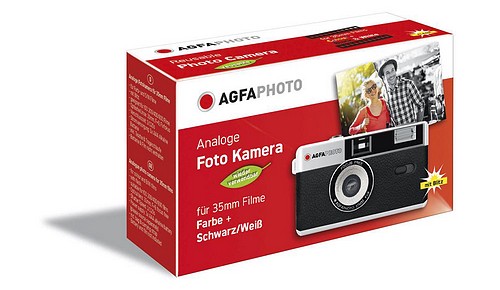 AgfaPhoto Reusable black analoge Kleinbildkamera - 1