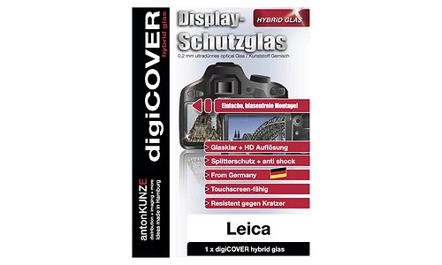 digiCOVER Glas Displayschutz Leica M8 / M9