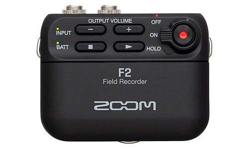 Zoom F2 Field Recorder mit Lavalier Mic