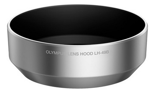 Olympus Gegenlichtblende LH-49B silber (25/1,8)