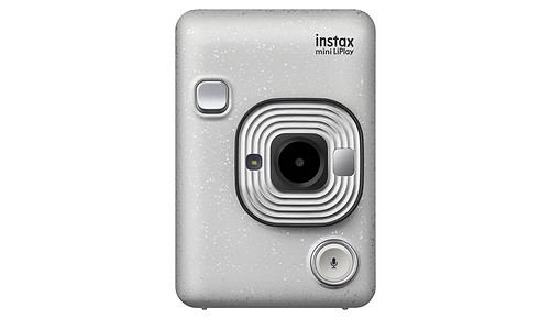 INSTAX mini LiPlay Sofortbildkamera, Stone White - 1