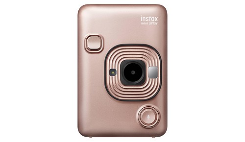 INSTAX mini LiPlay Sofortbildkamera, Blush Gold - 1