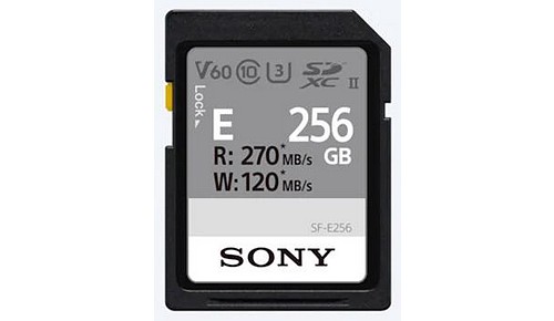 Sony SD 256 GB Serie-E UHS-II (270/120) - 1