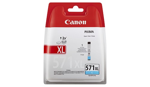 Canon CLI-571 XL C Cyan Tinte - 1