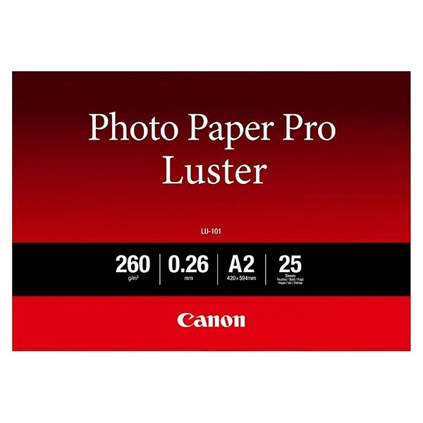 Canon PRO-Fotopapier LusterA2, 25 Blatt 260g/m²