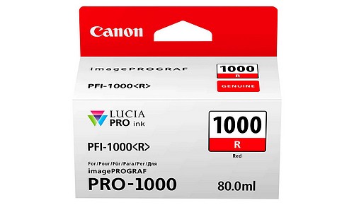 Canon PFI-1000R rot 80ml - 1