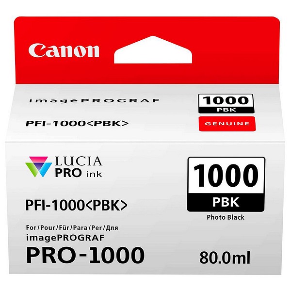 Canon PFI-1000PBK fotoschwarz 80ml
