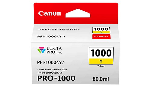 Canon PFI-1000Y gelb 80ml - 1