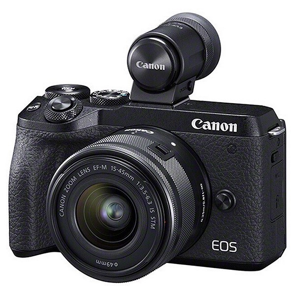 Canon EOS M6 Mark II + 15-45 + EVF-DC2