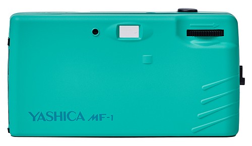 Yashica MF-1 türkis, analoge KB-Kamera reusable inkl. Film (Color 400-24)+Batt. - 1