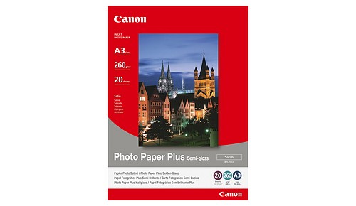 Canon Fotopapier A3, 20 Blatt 260g/m²Plusseidengl. - 1