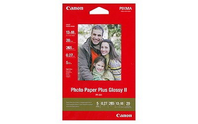Canon Fotopapier Plus II 13x18 20 Blatt 265g/m²