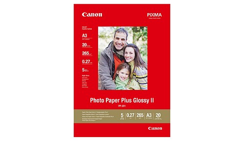 Canon Fotopapier Plus II A3, 20 Blatt 260g/m² - 1