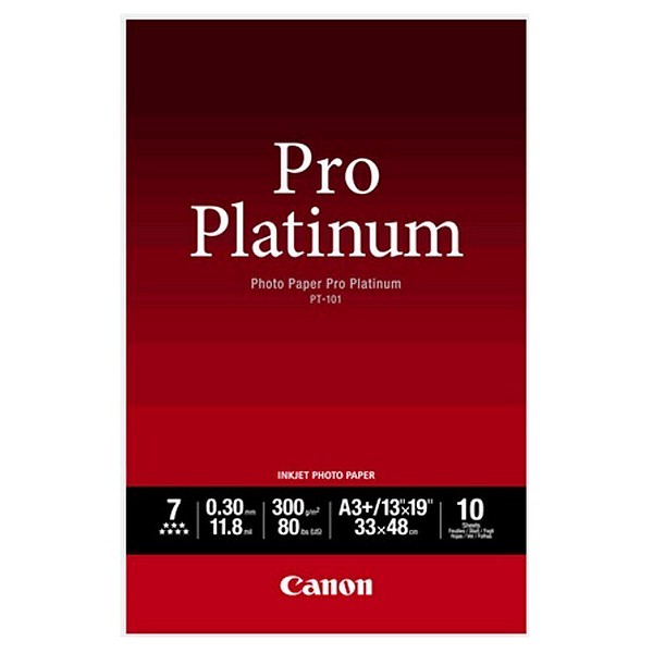 Canon Platinum A3+ Fotopapier 10 Blatt 300g/m² glo