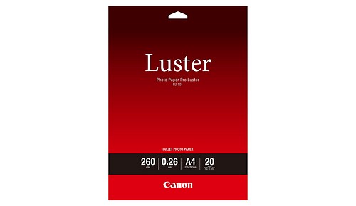 Canon LU-101 PRO-Fotopapier Luster Pro A4 20 Blatt - 1