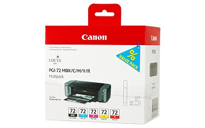 Canon PGI-72 MBK/C/M/Y/R Multipack Tinte
