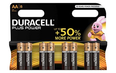 Duracell Batterie Plus 50 Power Mignon 8er-Pack