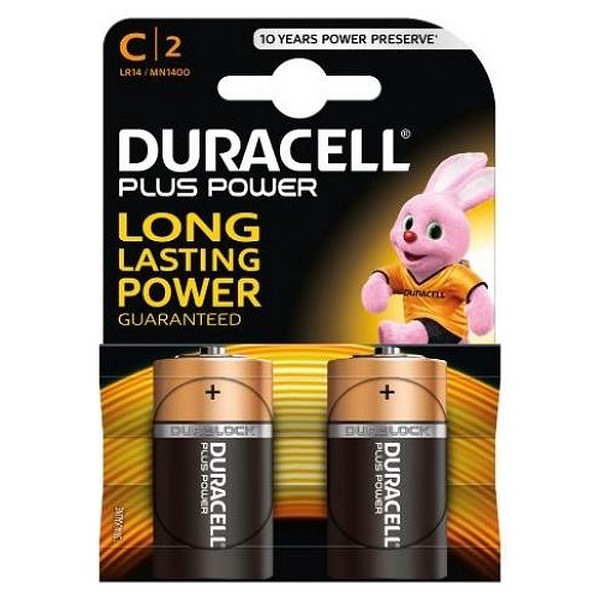 Duracell Batterie Plus 50 C Power Baby 2er-Pack