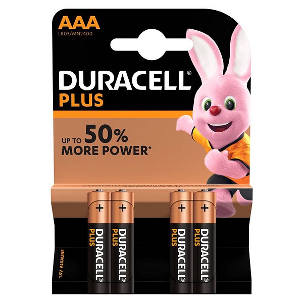 Duracell Plus 100 Micro AAA 4er-Pack