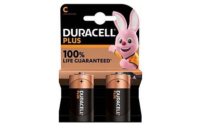 Duracell Batterie Plus 100 C Baby 2er-Pack