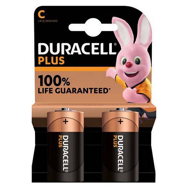 Duracell Batterie Plus 100 C Baby 2er-Pack