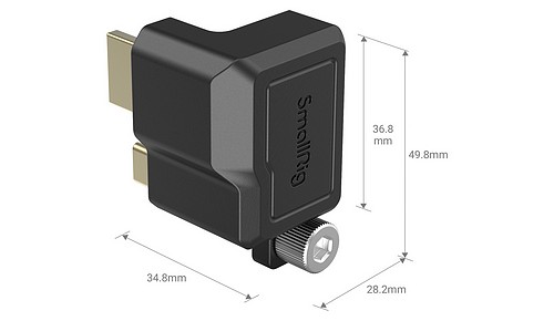 SmallRig 3289 HDMI+USB-C-Winkel Adapter BMPCC - 2