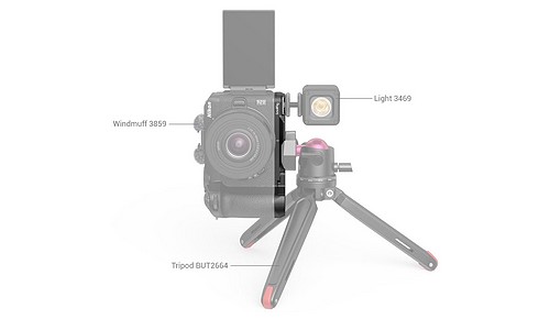 SmallRig 3857 Grundplatte für Nikon Z 30 - 4